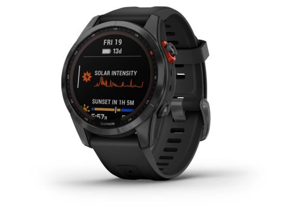 GARMIN Fenix 7S Solar, 20 mm (Noir)