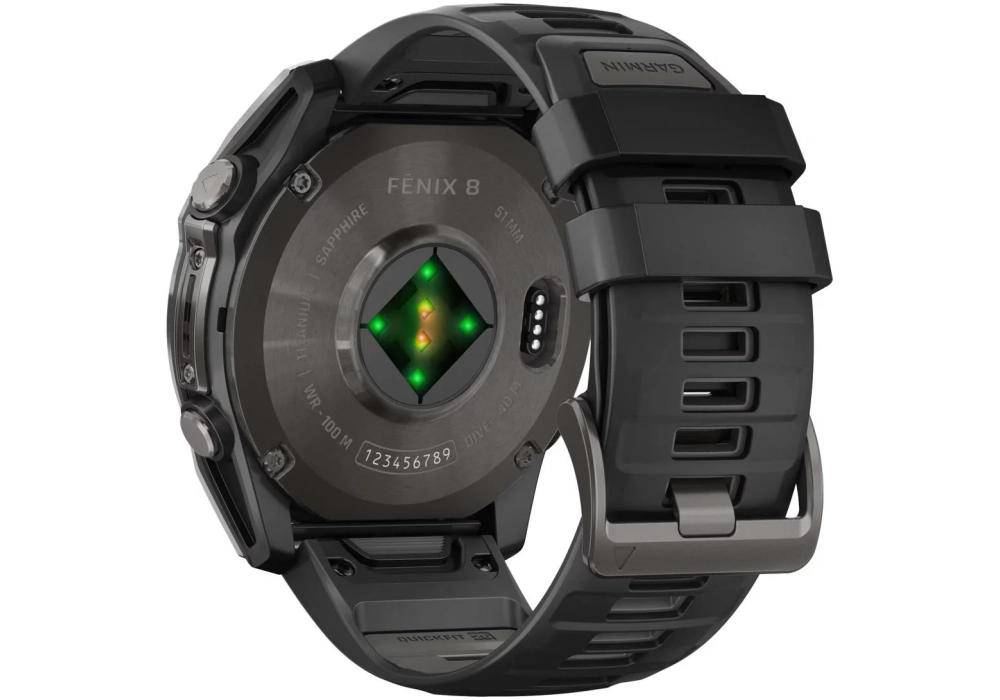 GARMIN Fenix 8 AMOLED Sapphire, 51 mm Anthracite