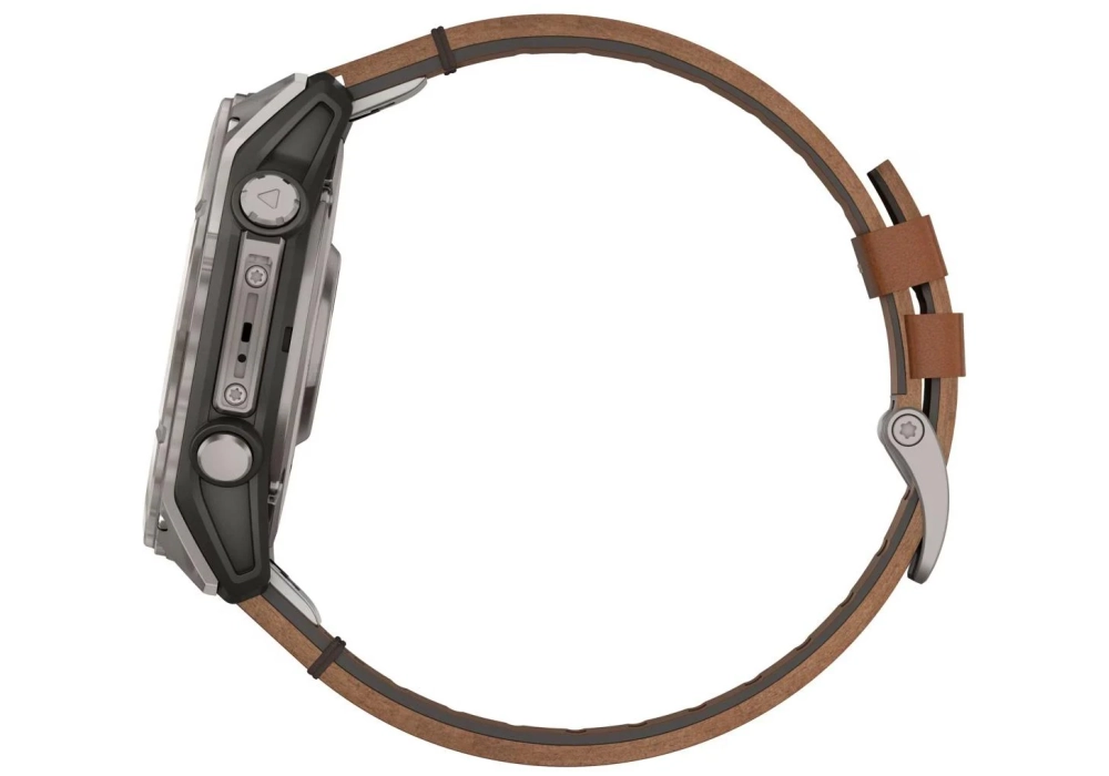 GARMIN Fenix 8 AMOLED Sapphire, 51 mm Marron