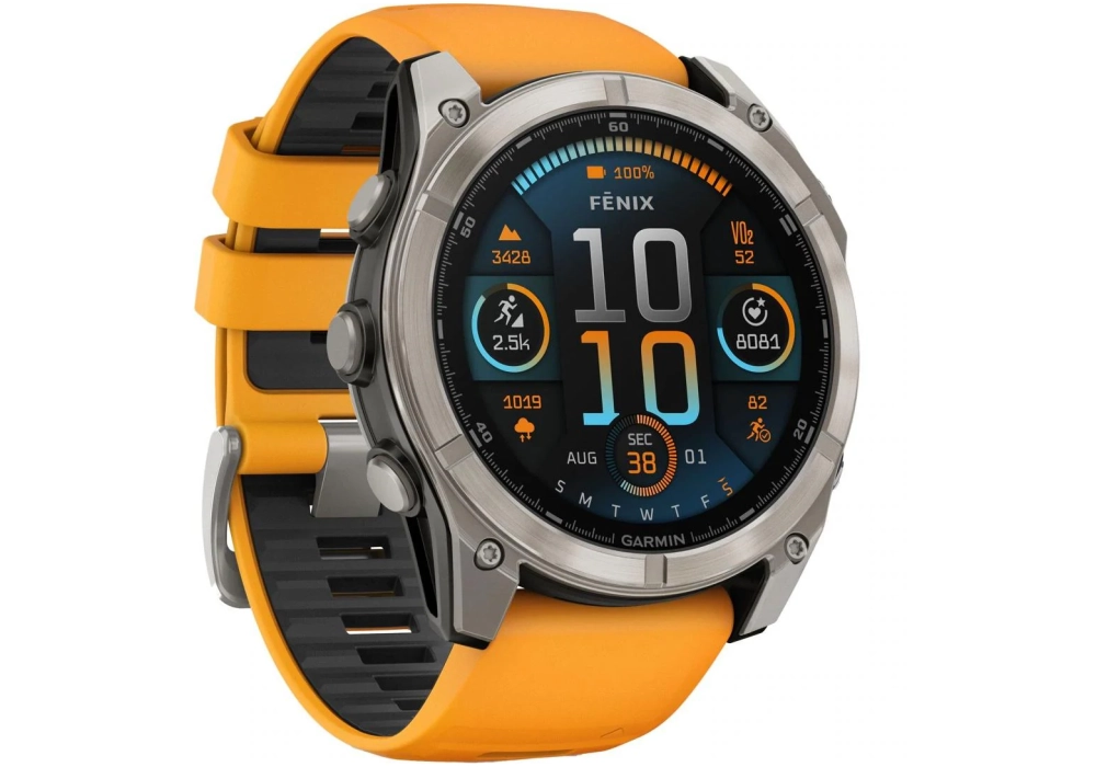 GARMIN Fenix 8 AMOLED Sapphire, 51 mm Orange