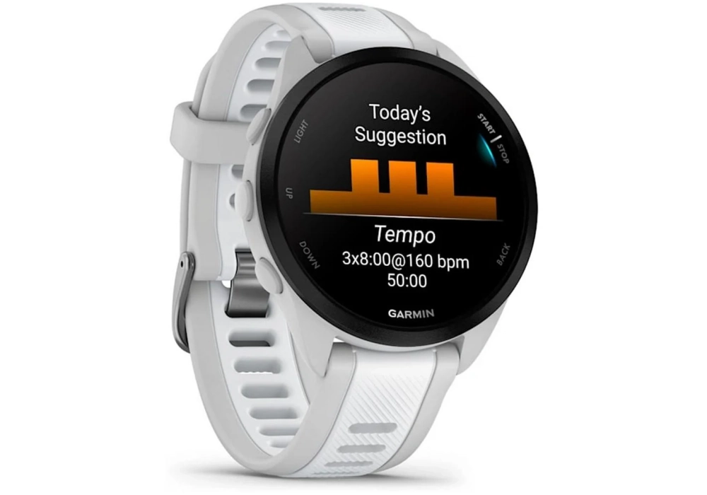 GARMIN Forerunner 165 Music Blanc