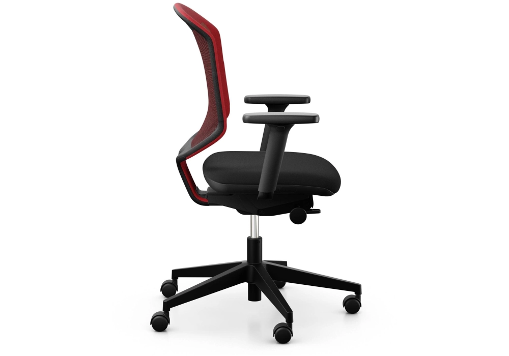 Giroflex Chaise pivotante Chair2Go 434 Noir/Rouge