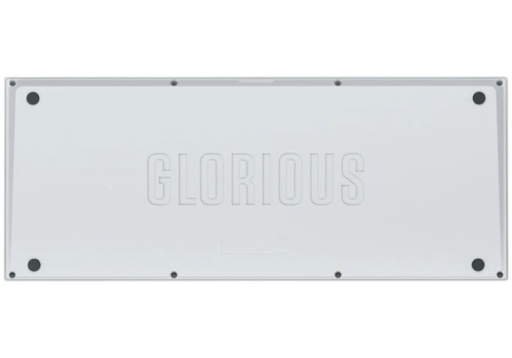 Glorious GMMK Pro TKL Gaming Keyboard Barebone - Blanc (ISO)