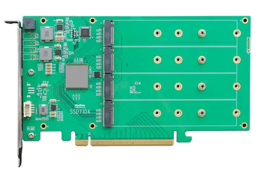 Highpoint Adaptateur de bus hôte Rocket 1104 PCI-Ex16v3 - 4x M.2 NVMe