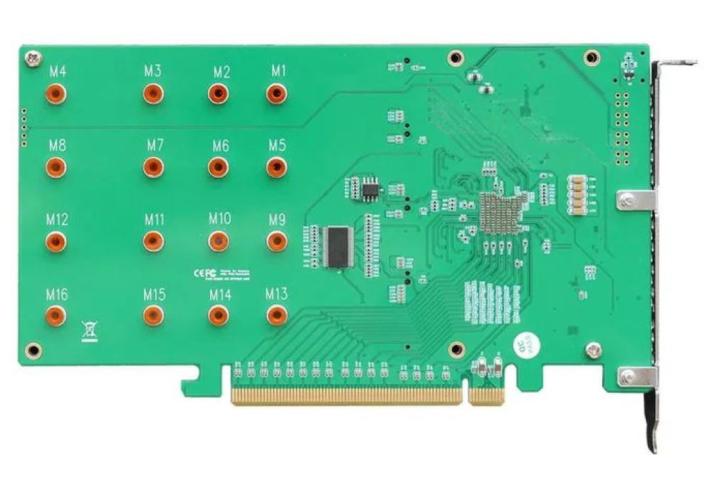 Highpoint Adaptateur de bus hôte Rocket 1104 PCI-Ex16v3 - 4x M.2 NVMe