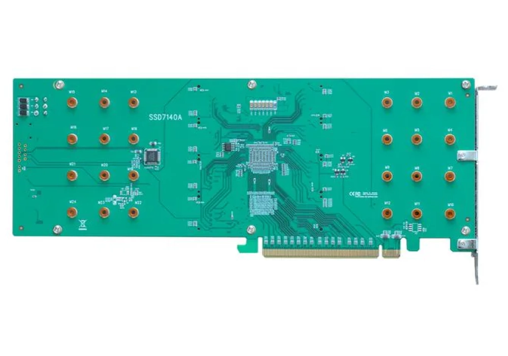 Highpoint Adaptateur de bus hôte Rocket 1108A PCI-Ex16v3 - 8x M.2 NVMe