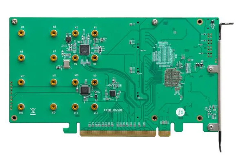 Highpoint Adaptateur de bus hôte Rocket 1504 PCI-Ex16v4 - 4x M.2 NVMe