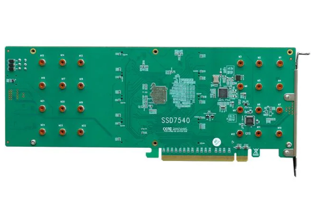 Highpoint Adaptateur de bus hôte Rocket 1508 PCI-Ex16v4 - 8x M.2 NVMe