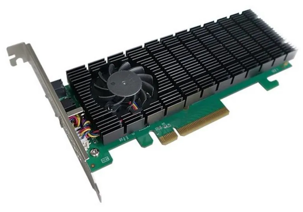 Highpoint Contrôleur RAID SSD6202A PCI-Ex8v3 - 2x M.2 NVMe, bootable