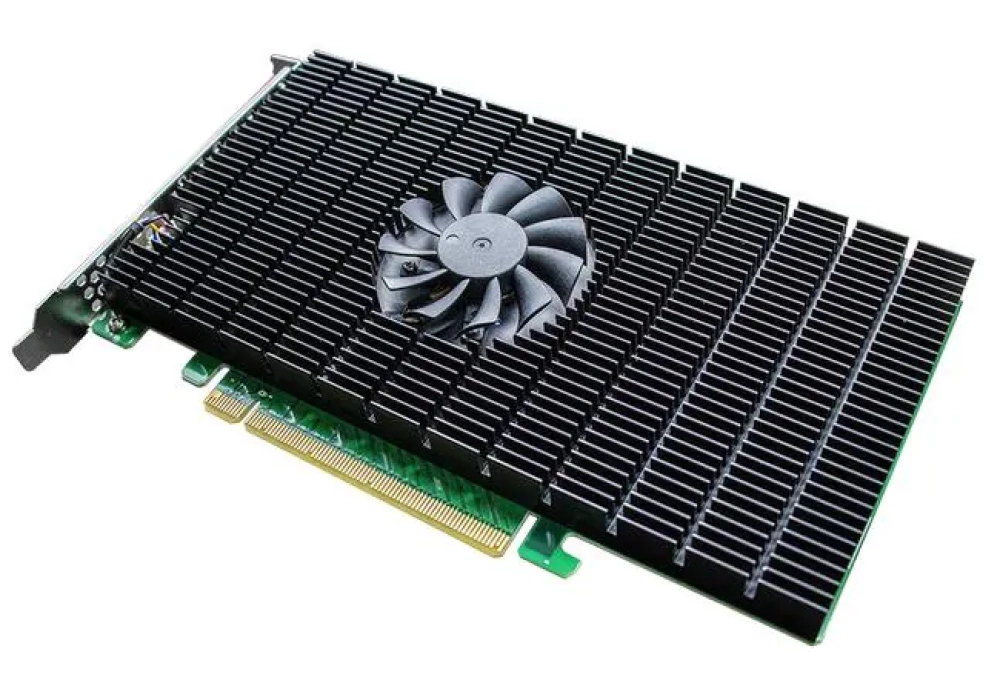 Highpoint Contrôleur RAID SSD7105 PCI-Ex16v3 - 4x M.2 NVMe, amorçable