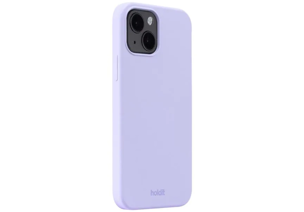 Holdit Coque arrière Silicone iPhone 14 (Lavande)