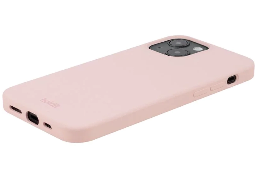 Holdit Coque arrière Silicone iPhone 14 (Rose)