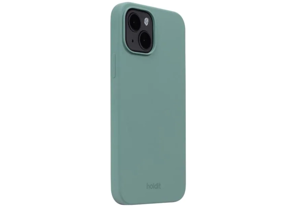 Holdit Coque arrière Silicone iPhone 14 (Vert)