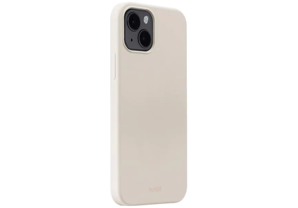 Holdit Coque arrière Silicone iPhone 14 Plus (Beige)