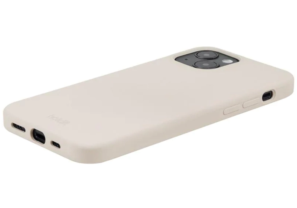 Holdit Coque arrière Silicone iPhone 14 Plus (Beige)