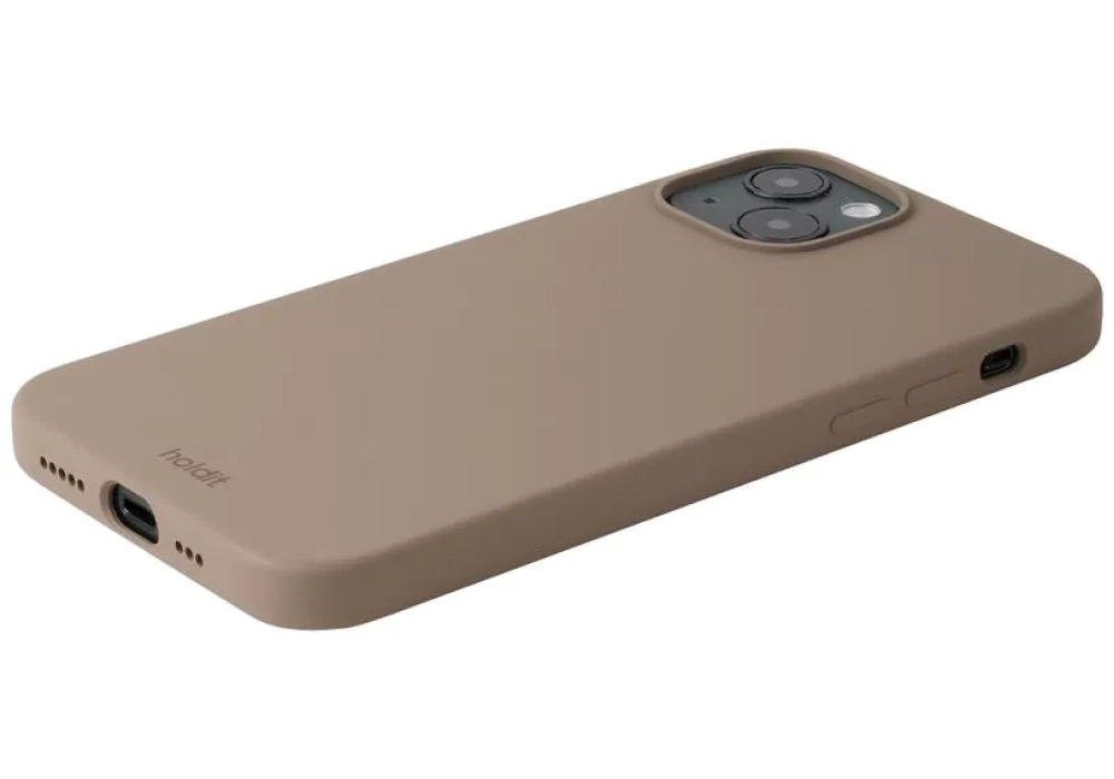 Holdit Coque arrière Silicone iPhone 14 Plus (Mocha Brown)