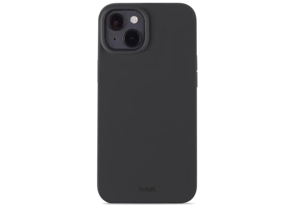 Holdit Coque arrière Silicone iPhone 14 Plus (Noir)