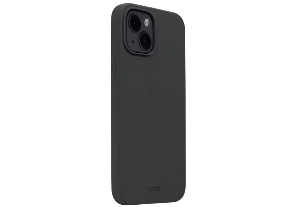 Holdit Coque arrière Silicone iPhone 14 Plus (Noir)