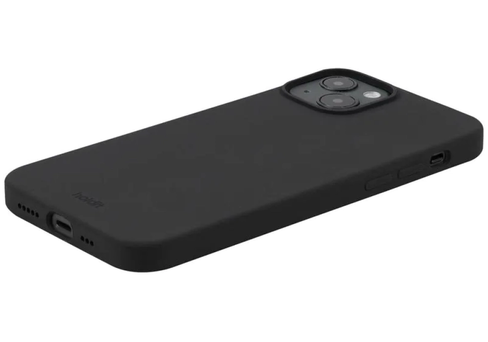 Holdit Coque arrière Silicone iPhone 14 Plus (Noir)