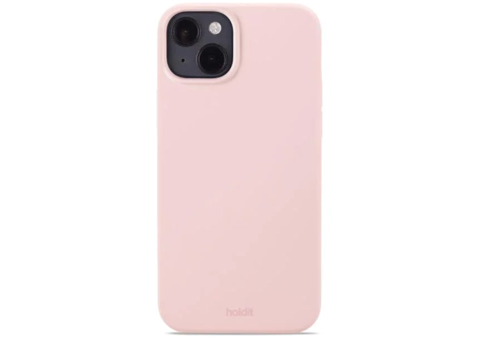 Holdit Coque arrière Silicone iPhone 14 Plus (Rose)