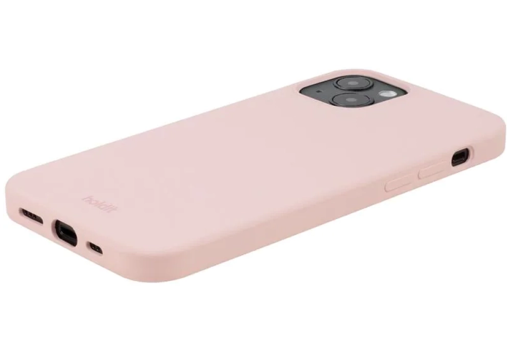 Holdit Coque arrière Silicone iPhone 14 Plus (Rose)