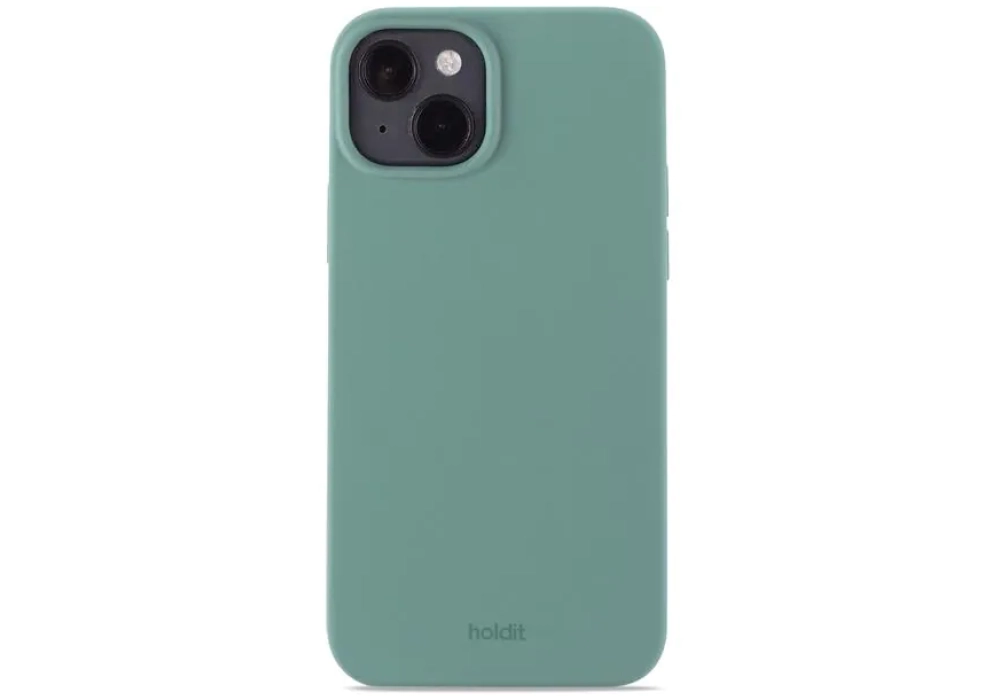 Holdit Coque arrière Silicone iPhone 14 Plus (Vert)