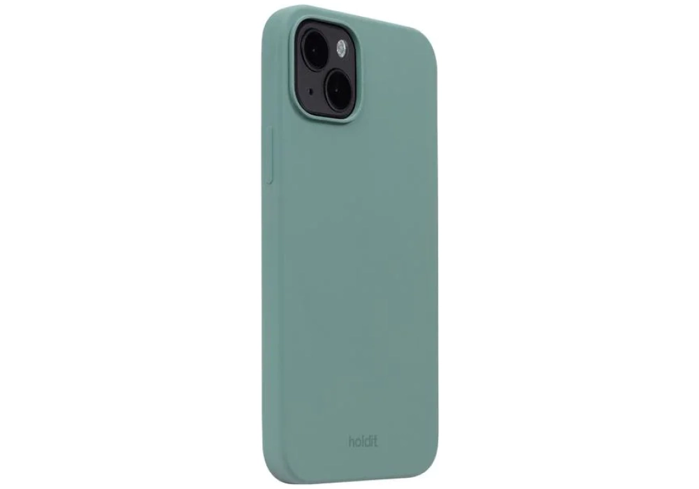 Holdit Coque arrière Silicone iPhone 14 Plus (Vert)