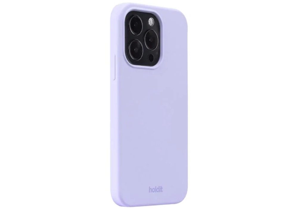 Holdit Coque arrière Silicone iPhone 14 Pro (Lavande)