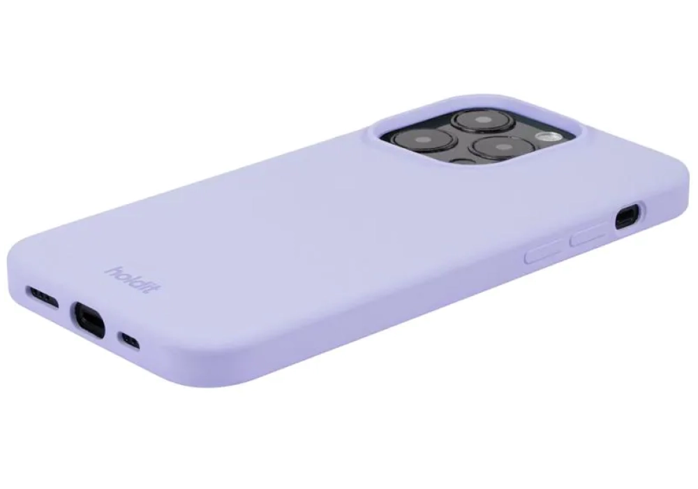 Holdit Coque arrière Silicone iPhone 14 Pro (Lavande)