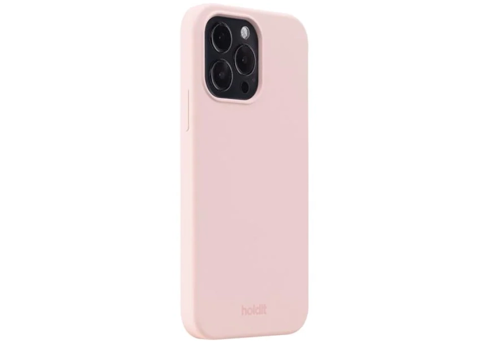 Holdit Coque arrière Silicone iPhone 14 Pro Max (Rose)