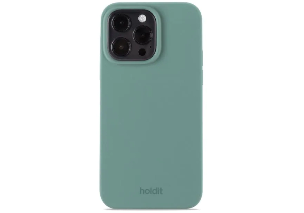 Holdit Coque arrière Silicone iPhone 14 Pro Max (Vert)