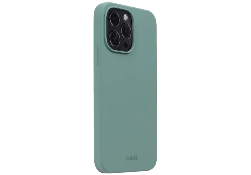 Holdit Coque arrière Silicone iPhone 14 Pro Max (Vert)