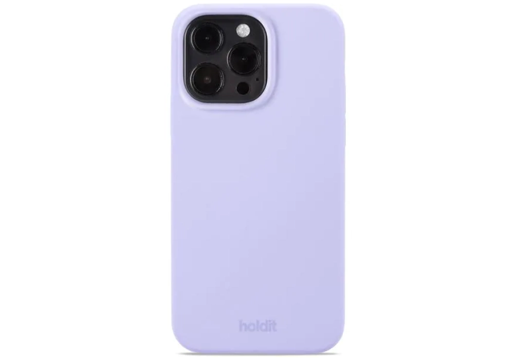 Holdit Coque arrière Silicone iPhone 14 Pro Max Lavande