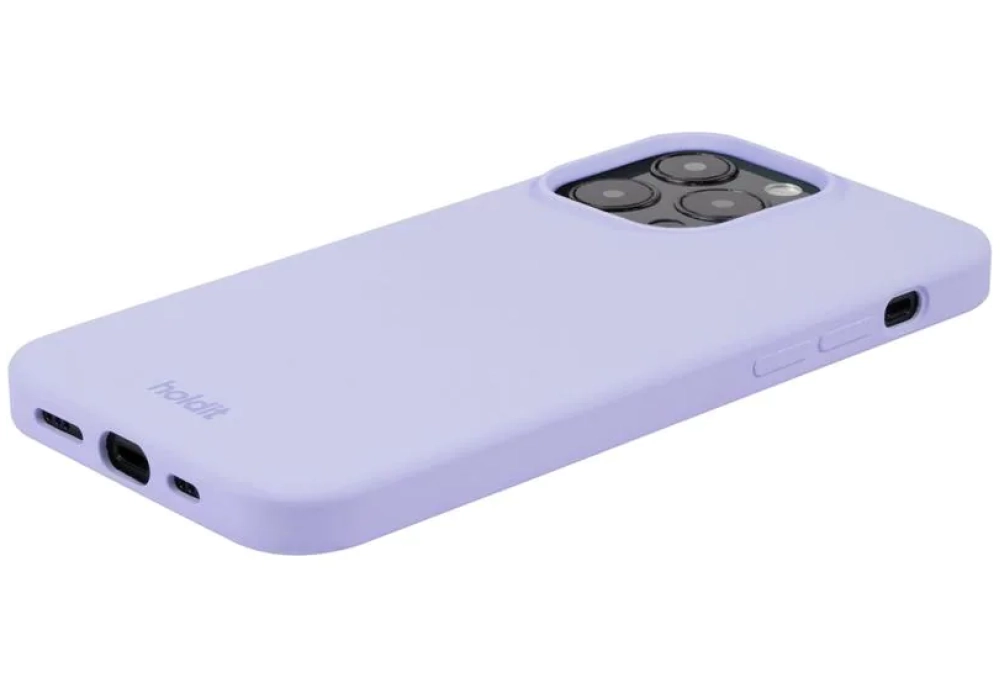 Holdit Coque arrière Silicone iPhone 14 Pro Max Lavande