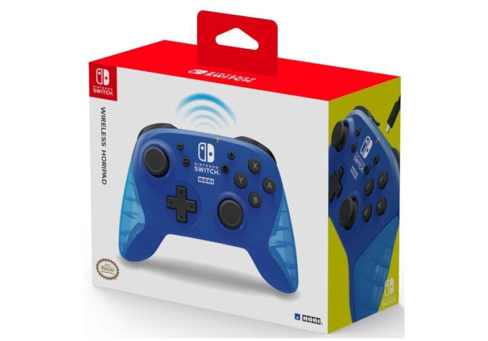 Hori Wireless Horipad Controller pour Nintendo Switch (Bleu)