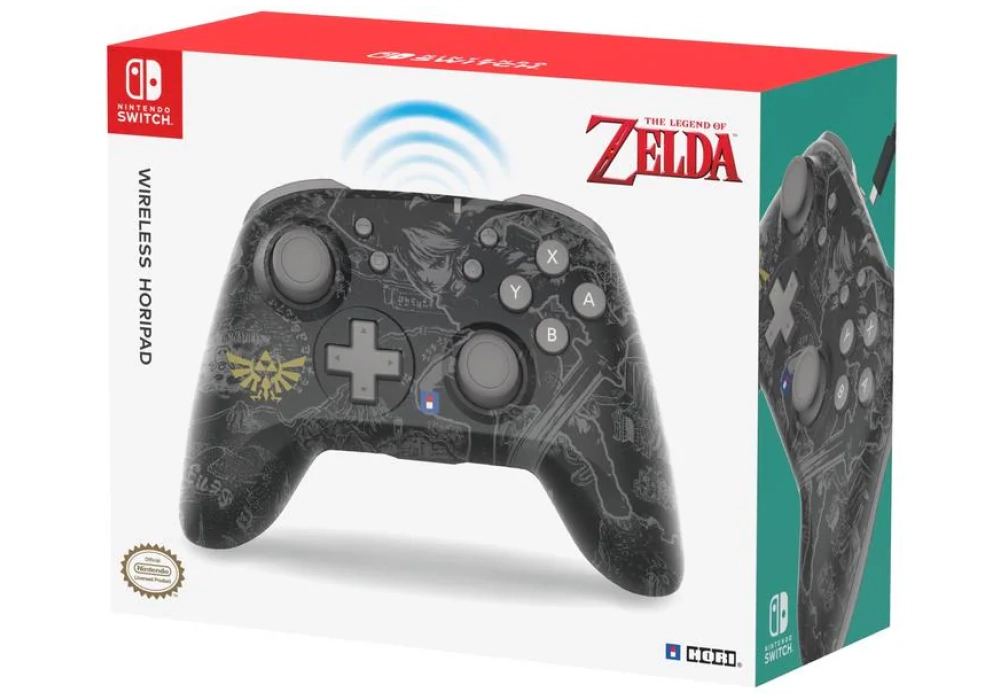 Hori Wireless Horipad Controller pour Nintendo Switch (The Legend of Zelda)