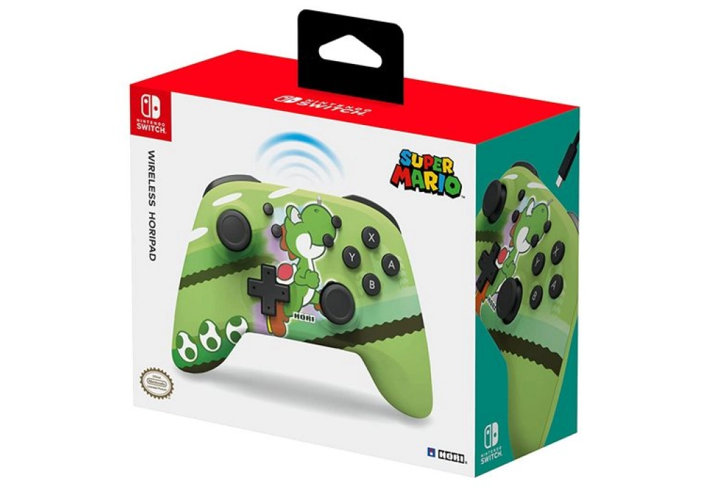 Hori Wireless Horipad Controller pour Nintendo Switch (Yoshi)