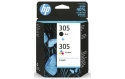 HP 305 Inkjet Cartridge - Combopack (BK/C/M/Y)