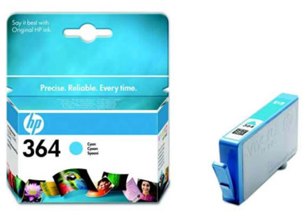 HP 364 Inkjet Cartridge - Cyan 