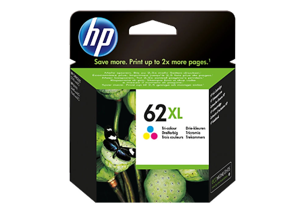 HP 62XL Inkjet Cartridge - Tri-color