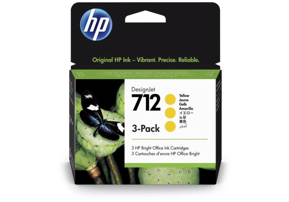 HP 712 - Yellow (29 ml - 3-Pack)