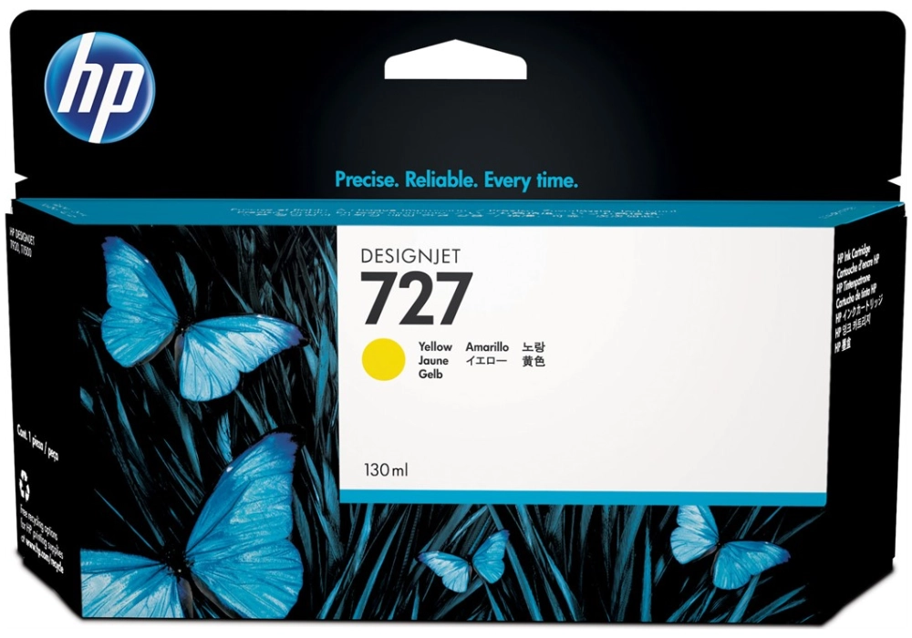 HP 727 (B3P21A) - Cartouche d'encre jaune 130ml