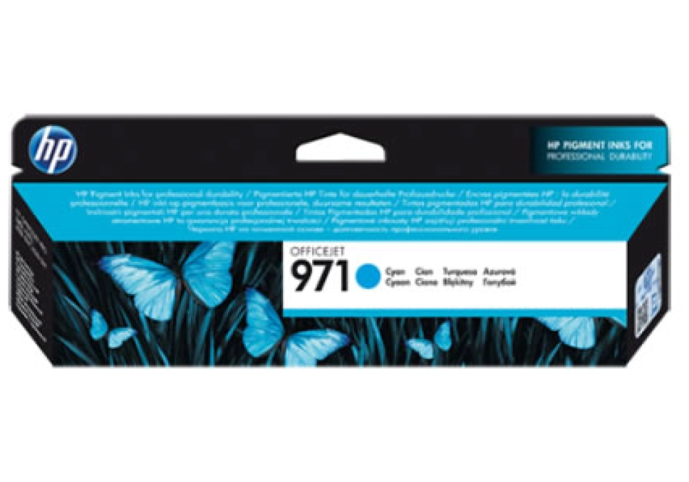 HP 971 Inkjet Cartridge - Cyan