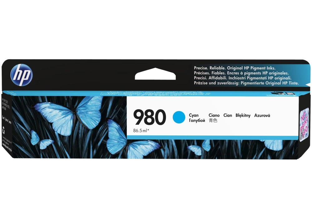 HP 980 Inkjet Cartridge - Cyan