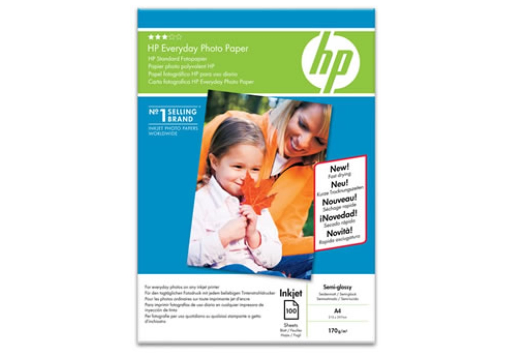 HP Everyday Photo Paper - A4 - 100 Sheets