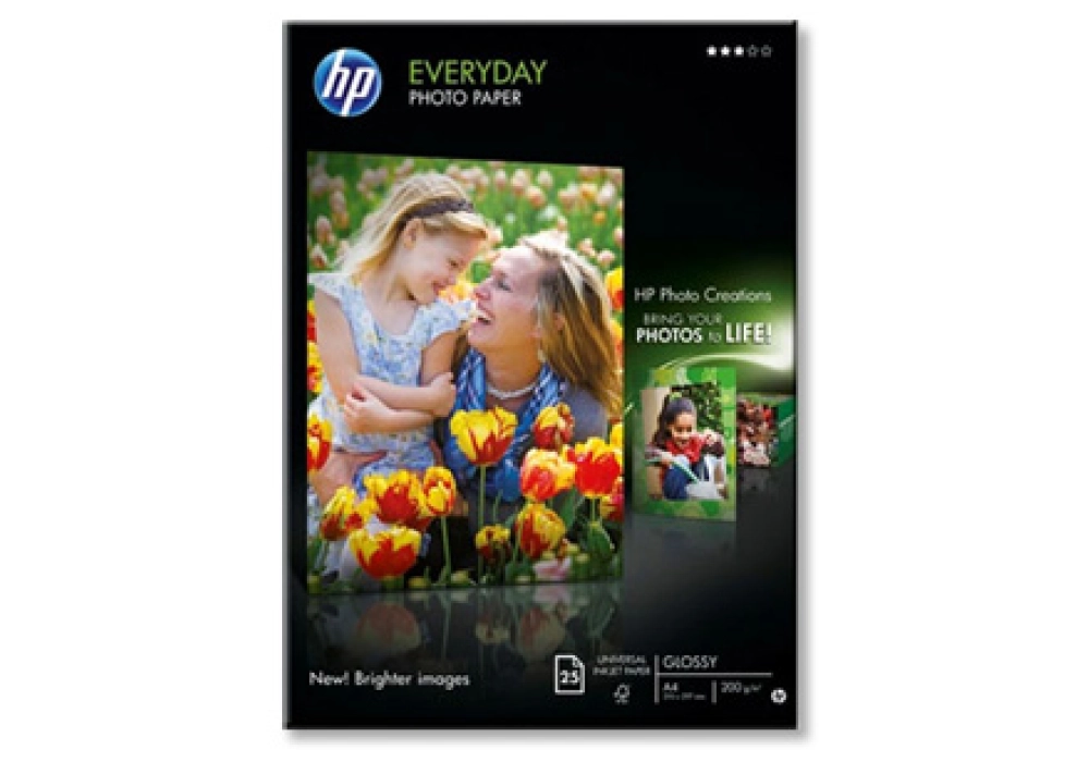 HP Everyday Photo Paper - A4 - 25 Sheets