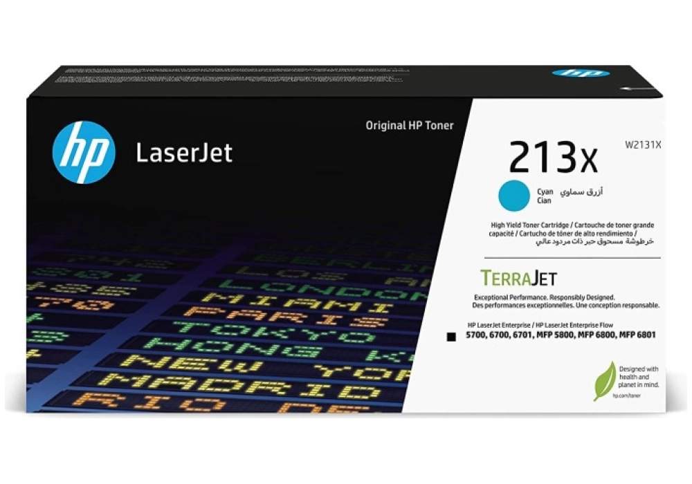 HP Toner 213X Cyan