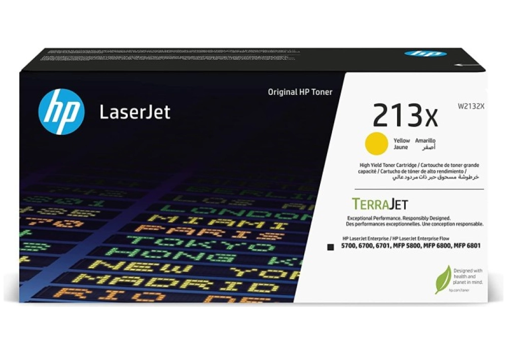 HP Toner 213X Jaune