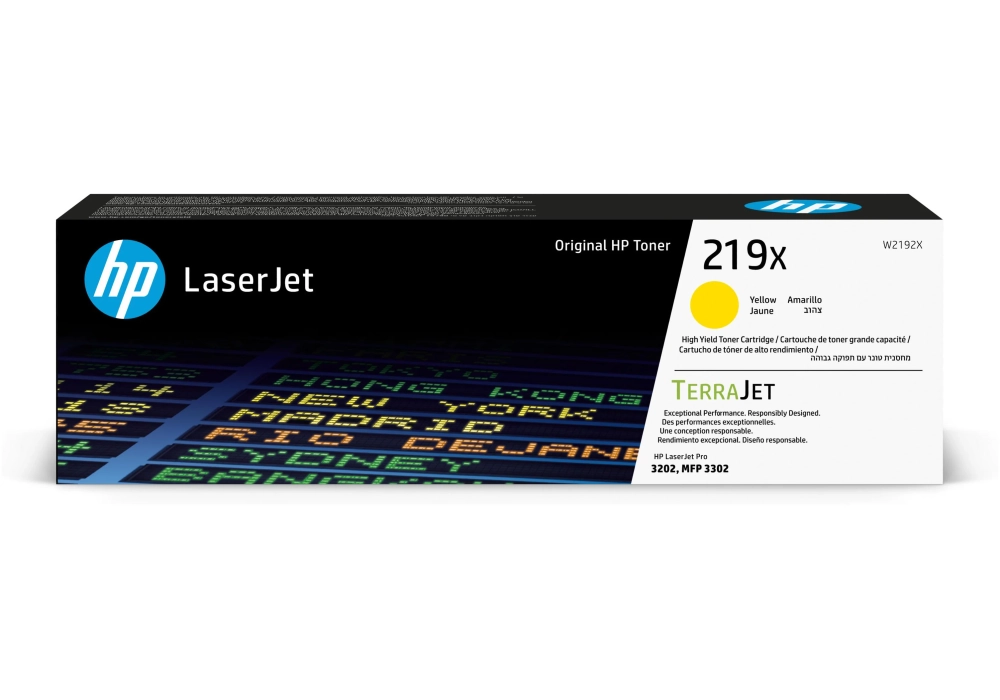 HP Toner 219X (W2192X) Yellow