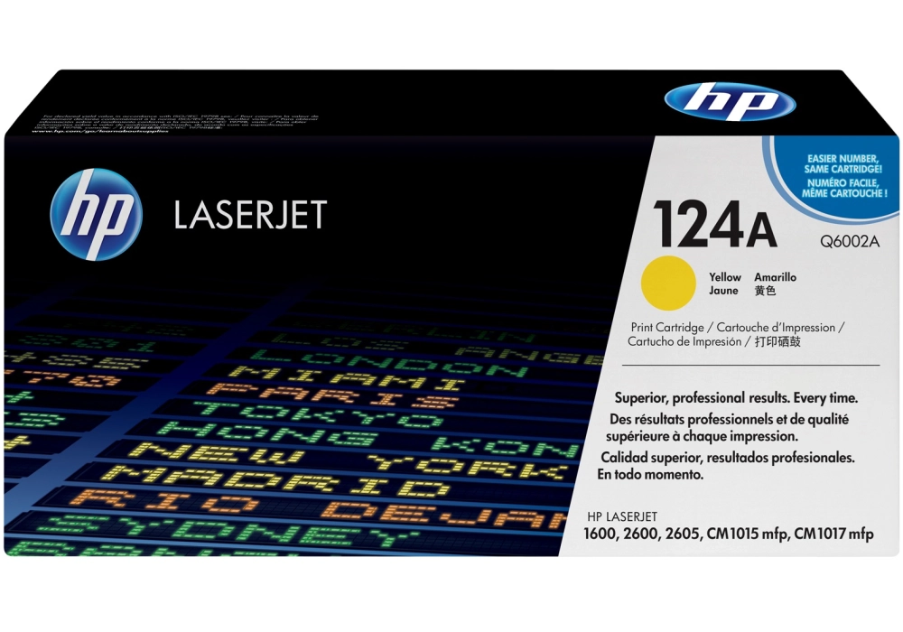 HP Toner Cartridge - 124A - Yellow